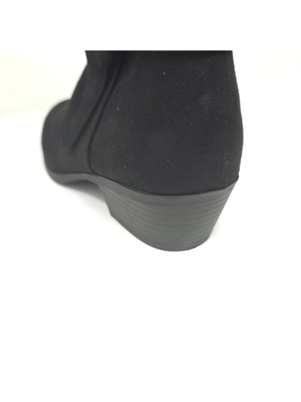 Style & Co Boots Omahaf Black Faux Suede Knee High Size 6M - Picture 6 of 13